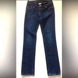 Banana Republic CLASSIC SKINNY Denim Jeans Pants Dark Blue Stretch Women Sz 2